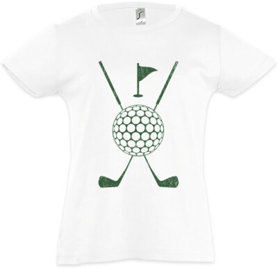 Golf Tools Kids Girls T-Shirt Player Passion Love Addiction Gulf Caddy Club
