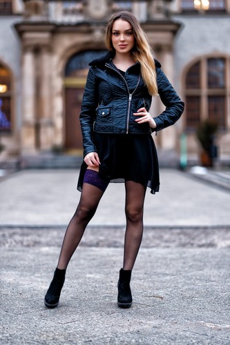 Sheer Glamour: 20 Den Lycra Hold-Up Stockings for Effortless Style - Picture 9 of 18