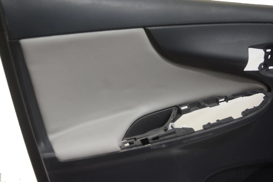 Карты вставки дверной панели синтетическая кожа для Toyota Corolla 09-13 серые - Изображение 2 из 4