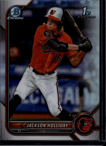 2022 Bowman Chrome Baseball Jackson Holliday #BDC-168 1st Refractor