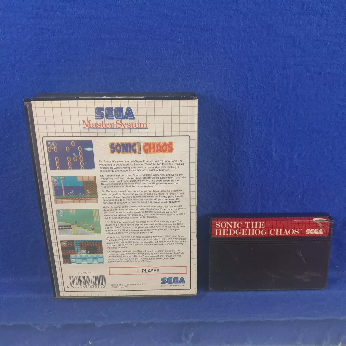 sonic chaos - sega master system - pal - sin ma - Acquista Videogiochi e  console Master System su todocoleccion