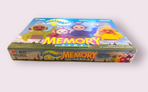 Vtg TELETUBBIES MEMORY MATCHING GAME 1998 Milton Bradley COMPLETE In Box - Picture 7 of 12