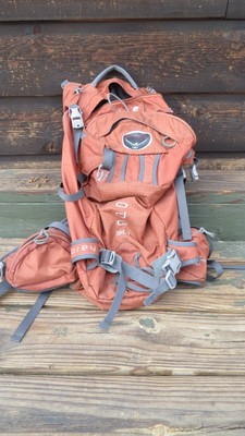 osprey orange backpack