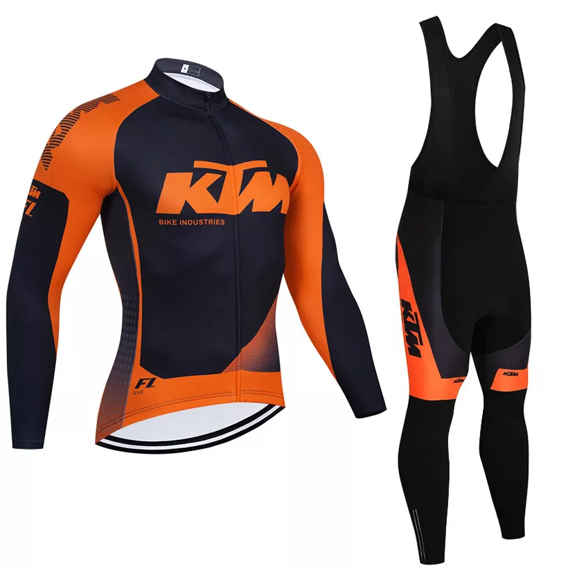 Completo ciclismo Invernale KTM new MTB Felpato Termico Gel 9D eBay