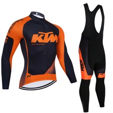 Completo ciclismo Invernale KTM new MTB Felpato Termico Gel 9D