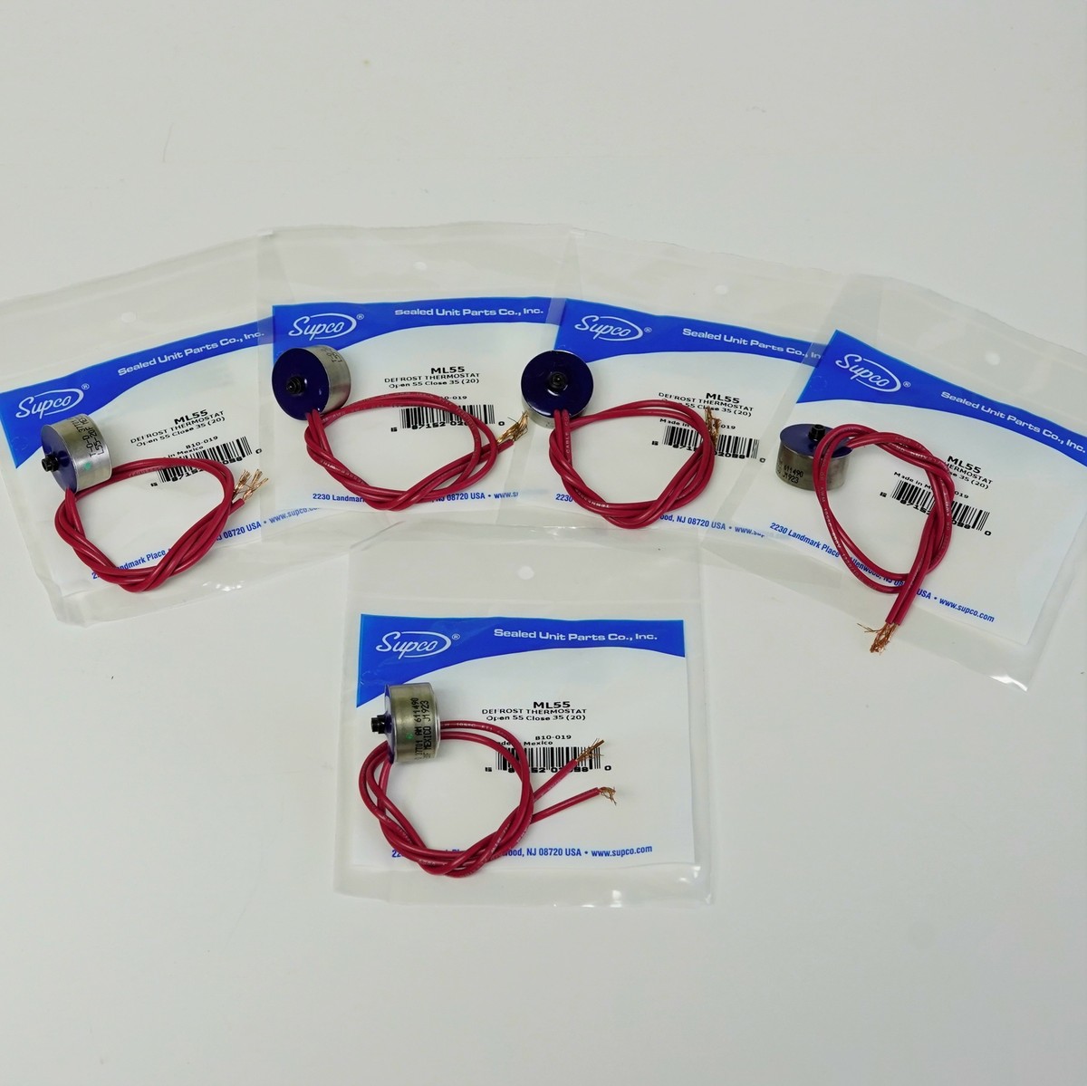 ML55-5 PACK SUPCO Refrigerator Defrost Thermostat L-55 degree | eBay