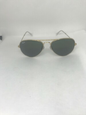 rb3025 aviator large metal w3234 5514 135 3n pre owned like  new Ray-Ban RB3025 Aviator Large Metal XL (58 - 14) with Brown  main image 3