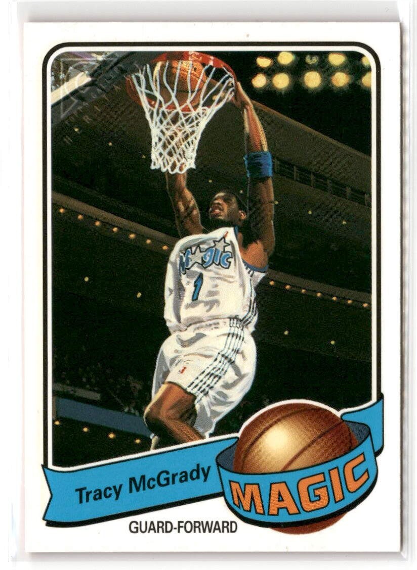 Tracy McGrady 2000-01 Topps Gallery Heritage Insert #H2 Orlando Magic
