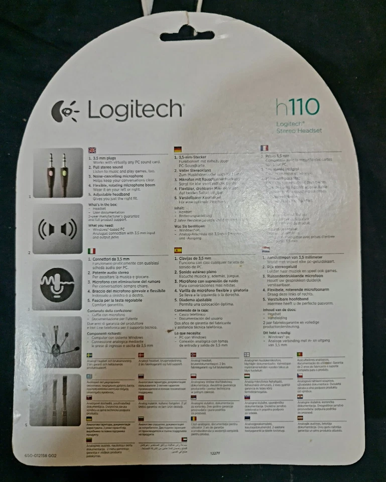 Logitech CUFFIE HEADSET H110 - Immagine 2 di 2