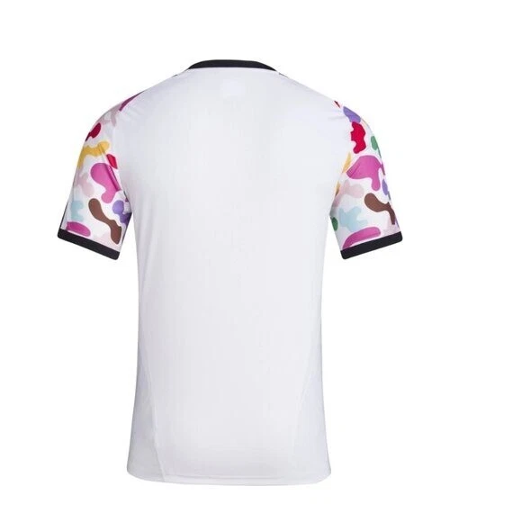 Camiseta deportiva de fútbol americano Adidas Pride prepartido nueva con etiquetas (talla grande) 1X Foto 2 de 4