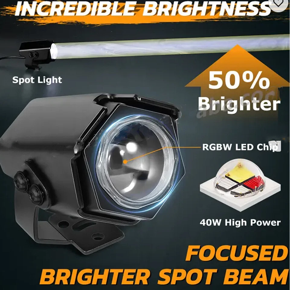 Laser Whip Light Chasing Tracker luz forte para Can-Am Defender Max HD10 HD8 - Imagem 2 de 4