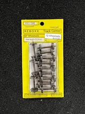 Reboxx WS1-1045 33" Wheelsets HO Scale (12 wheelsets) (axle length 26.54mm)