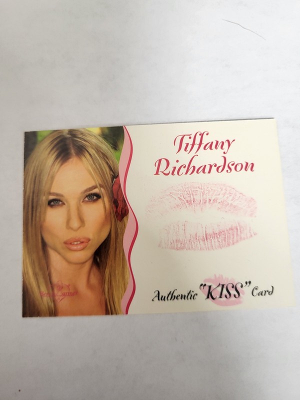 2003 Bench Warmer Tiffany Richardson Kiss Card NNO