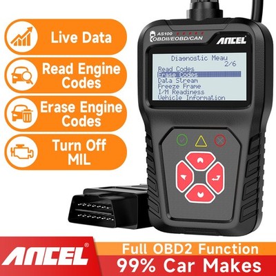 ANCEL AS100 Car OBD2 Code Reader Automotive Scanner Engine Scan Diagnostic Tool 