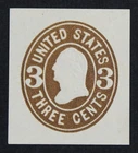 CKStamps: US Cut Square Stamps Collection Scott#U60 Unused H NG