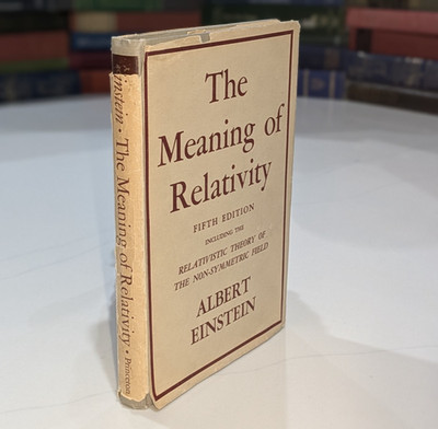 The Meaning of Relativity - Albert Einstein | 1956 | Princeton, 5th Ed Hardcover