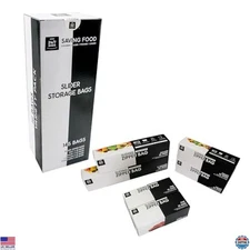 Ultimate Variety Slider Storage Bags - 145 Count, 4 Sizes, Expandable, BPA-Free