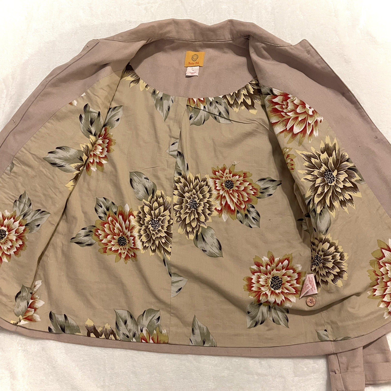 Ruby Rd. Button Up Blazer Jacket Womens Size 8 Ta… - image 4