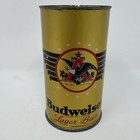 Vintage Budweiser Lager Flat Top Beer Can - Oi - St. Louis, Mo