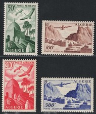 1949-53 ALGERIE, Poste Aérienne #9/12, MNH**