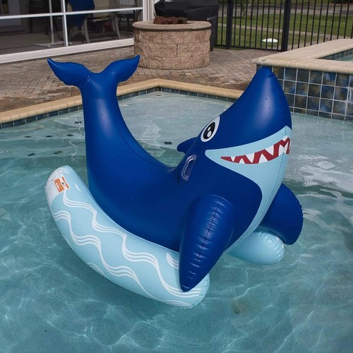 Member Mark Novelty RideOn Pool Float Shark - Picture 3 of 3
