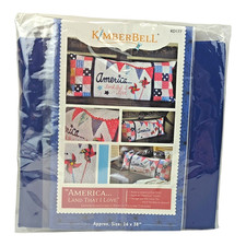 KimberBell KD177 America Land That I Love Bench Pillow Kit w/Pattern  Fabric