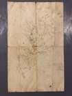 Hand-Drawn Land Survey Map Draft Buckingham Wayne County Pa Henry Drinker 1700’s — photo 1