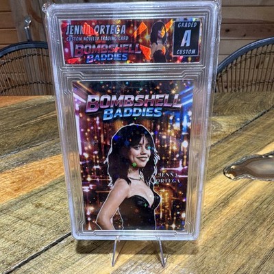 Custom Bombshell Baddies Jenna Ortega 2024 Holographic Non-Sport Card