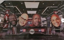 Inside the NBA  TNT RARE NBA Playoffs Pin Set Shaq Barkley Johnson Smith