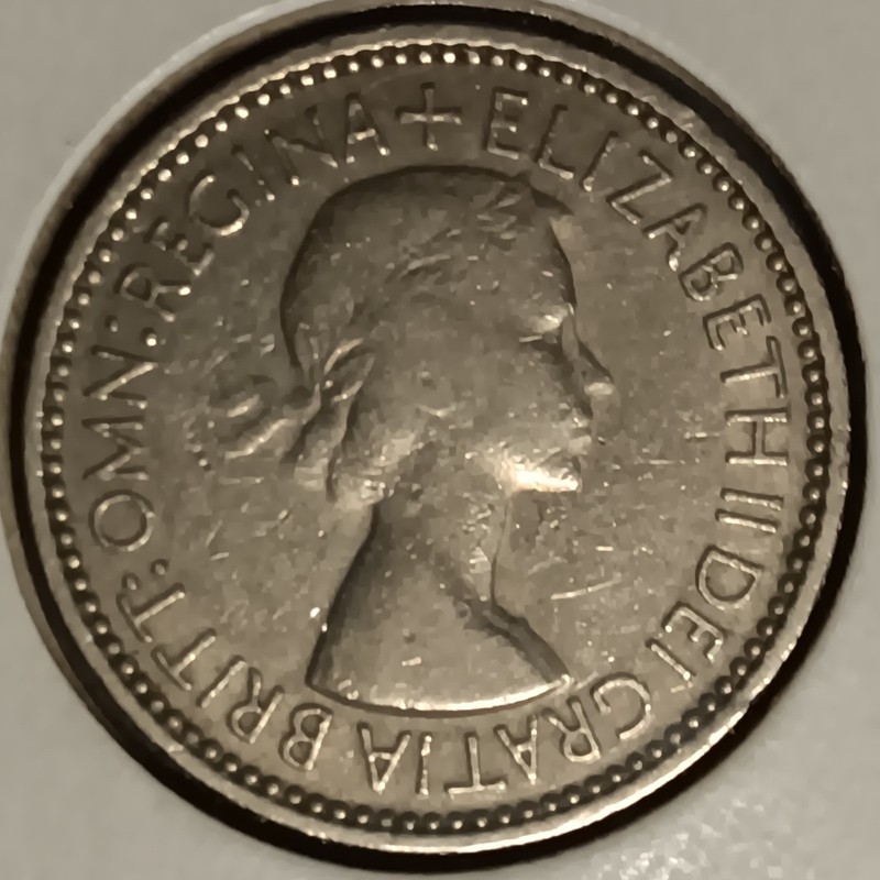 1953 Great Britain Shilling, Scottish Crest. Excellent Condition