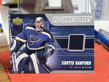 2006-07 Upper Deck UD Game Jersey Curtis Sanford #J-CS