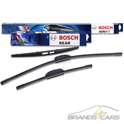 BOSCH AEROFIT SCHEIBENWISCHER AF605 +HECKWISCHER H306 FÜR NISSAN NOTE E11 E12