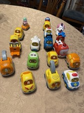 Vtech Go Go Smart Wheels Lot Cars Tested Work forklift dog helecopter tow truck