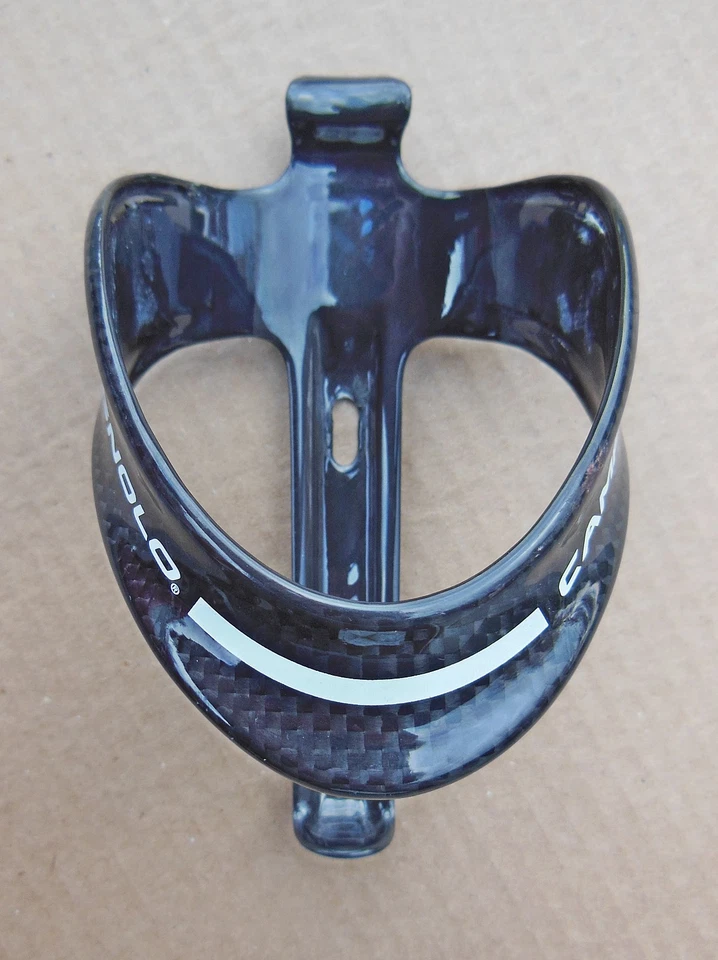 Jaula para botellas de carbono Campagnolo Super Record, negro carbón, 28 g Foto 2 de 4