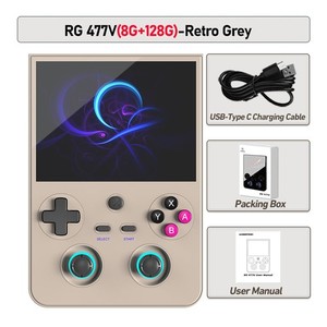 ANBERNIC Handheld Game Console RG477V 4.7-inch D8300 RG 477V Android14 5500mAh 