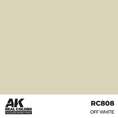 AK-RC808 AK Interactive Real Colors Off White 17 ml.