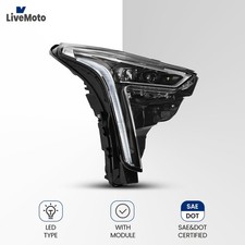 For 2019-2021 Cadillac CT6 LED Headlight w/o Cornering Light Passenger  Side