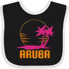 Inktastic Aruba Apparel For Cruise Baby Bib Beach Island Clothing Infant