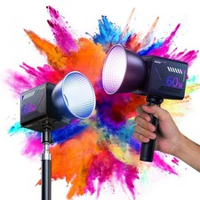 RGB Video Light Portable LED Photography Studio Light with 10000mAh Rechargeable