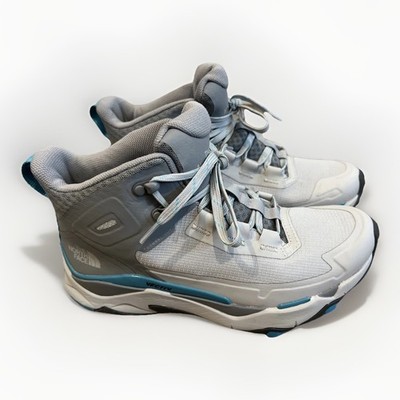 North Face Vectiv Exploris Womens Size 8 Mid Futurelight Trainer Chip Gray Blue