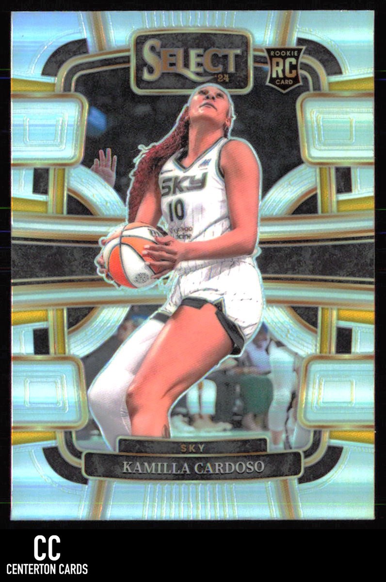 2024 Panini Select WNBA #33 Kamilla Cardoso Prizm Silver RC Chicago Sky