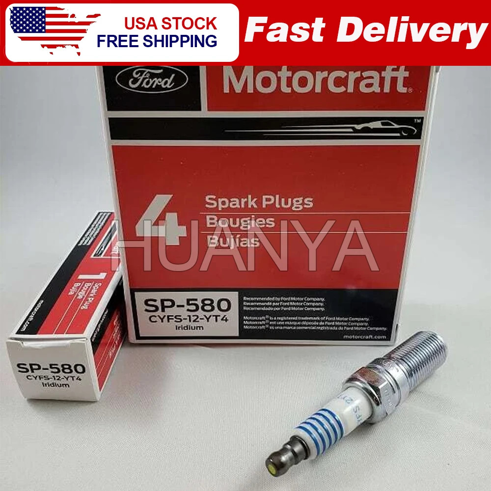 New OEM Motorcraft SP580X Iridium Spark Plug 6 Pack CYFS12YT4 F150 Ecoboost