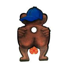 Bear Bottom Nut Cracker Auto Reset Shooting Target Air Rifle Airgun Outdoor Gift