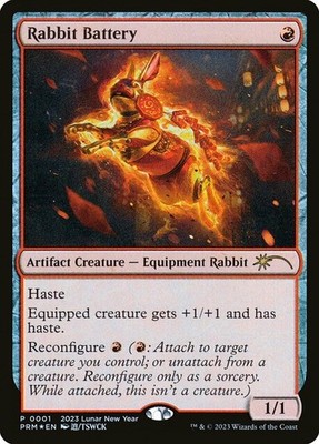 Unique & Misc Promos Rabbit Battery - Foil Year of the Rabbit 2023