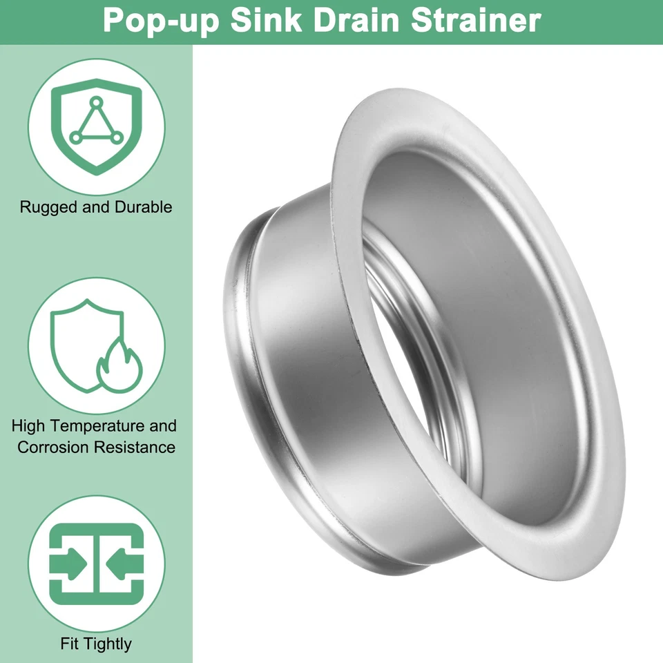 1-Pack Garbage Disposal Sink Flange for Garbage Disposal [Silvery White] - Imagen 4 de 4