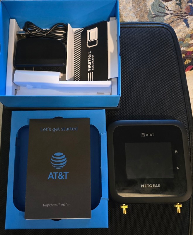 Netgear Nighthawk M6 Pro MR6500 – 5G Hotspot – AT&T / FirstNet Ready