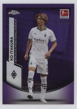 Ko Itakura Chrome Bundesliga 2023/24 Purple Refractor /299 #78