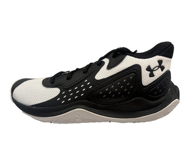Under Armour UA Jet 23 Basketballschuhe Unisex Schwarz/Weiß Low Top 42,5