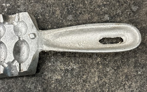Vintage C Palmer Lead Fishing Sinker Mold No 452, 1/2 & 1 Oz Egg Shapeš„ - Picture 12 of 24