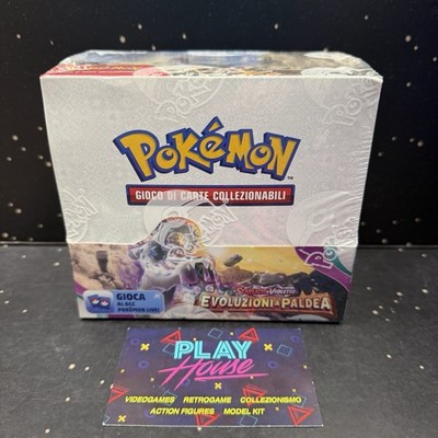 EVOLUTIONI A PALDEA BOX ITALIENISCH 36 UMSCHLÄGE NEU SEALED POKEMON SCHARLACHROT UND V ITA